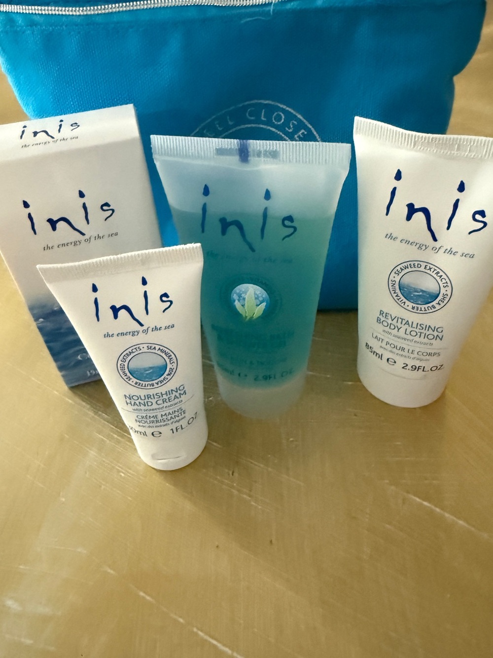 INIS lotion gift set- NWT